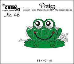 Crealies Frog Stempel kopen – Speelse kikker voor kaarten, kids & journals