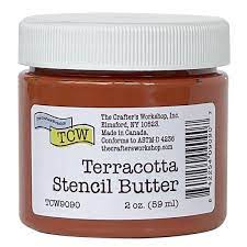 TCW stencil butter terracotta
