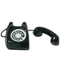 Stafil miniaturen telefoon zwart