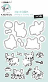 Studio Light Craftlab stempel- en snijmalset – Friendz Buddy