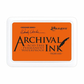 Archival Inkt Orange – Watervaste stempelinkt in levendige oranjetinten