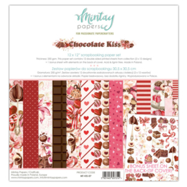 Mintay papers  paper pad    chocolate kiss 12 x 12"