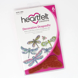 Heartfelt Creations Decorative Dragonfly snijmal kopen – elegante libelle voor kaarten, albums en decoratie