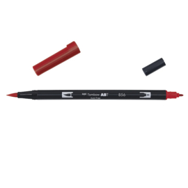 Tombow-Brush pen ABT 856 dual poppy red