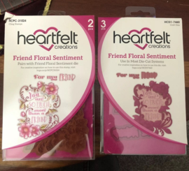 Heartfelt Creations Special Floral Sentiment bundel kopen – stempel + snijmal met 10% korting