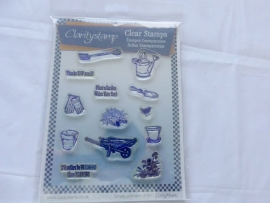 Clarity stamp  GARDEN UNMOUNTED CLEAR STAMP SET