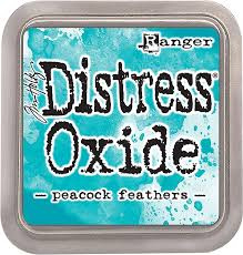 Ranger distress oxide ink pad  peacock feathers
