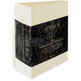 Graphic 45 Rectangle Tag & Pocket Album Ivory – Luxe basis voor junk journals & mini-albums