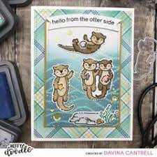 Heffy Doodle stempel set  otter side