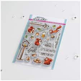 Heffy Doodle Nuts About You bundel kopen – stempel + snijmal met 10% korting