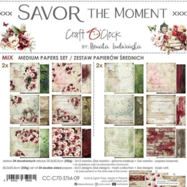 craft o clock paper pad savor the moment-leg het nu vast, met stijl