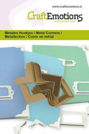 craft emotions metalen hoekjes  oud brons