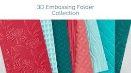 holiday floral swag embossing folder