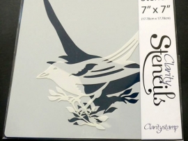 Clarity stencil  MAGPIE 2  7" X 7".      39