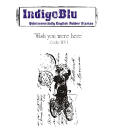 IndigoBlu Cling Stamp – Wish You Were Here: Kunstzinnig, dromerig en vol gevoel