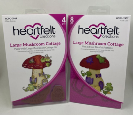 Heartfelt Creations Large Mushroom Cottage bundel kopen – stempel + snijmal met 10% korting