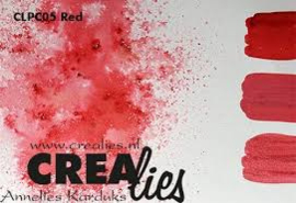 Crealies  colorzz  pigment  poeder red