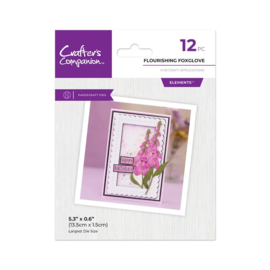 Layered Florals Dies – Voor levensechte foxglove bloemen op jouw kaart of cadeau