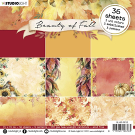 Beauty of Fall Paper Pad – Warm herfstpapier van Studio Light voor creatieve seizoensprojecten