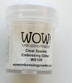 WOW embossing powder  Clear Sparkle WS15R
