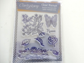 JAYNE'S BIJOU ROSES A6 STAMP SET119