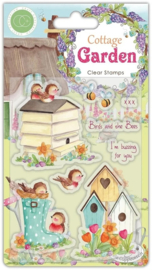 Craft Consortium Cottage Garden Stempel – Birds and the Bees