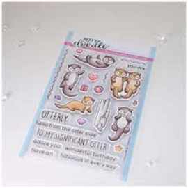 Heffy Doodle Otter Side bundel kopen – stempel + snijmal met 10% korting
