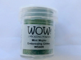 WOW! Embossing Powder Mint Mojito WS60R – sprankelend mintgroen met zomerse frisheid