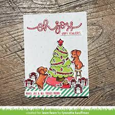 Lawn Fawn stempel set  furry and bright stempelset