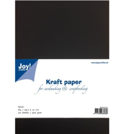Joy kraft papier zwart