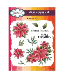 Jane's Doodles Clear Stamp Set Poinsettia (CEC1036)