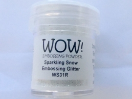 WOW embossing powder sparkle snow WS 31R