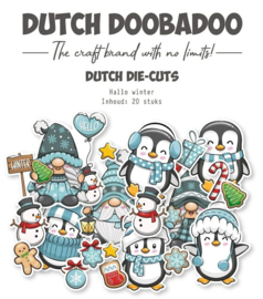 Zeg hallo tegen sfeer met Dutch Doobadoo Die Cuts – Hallo Winter