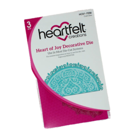 Heartfelt Creations Heart of Joy Decorative snijmal kopen – sierlijk hart voor feestelijke kaarten
