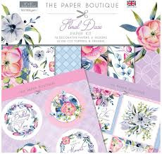 the paper boutique floral daze paper kit
