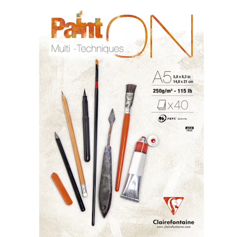 Paint One Mixed Media Papier 250 grams wit – 40 vel: professioneel papier voor al jouw creatieve projecten
