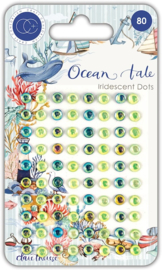 Ocean Tale Iridescent Dots – glanzende embellishments voor je oceaanproject