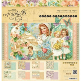 Graphic 45 Sweet Sentiments 12x12 Collection – Romantisch vintage papier voor lente en liefde
