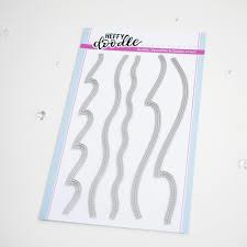 Heffy Doodle Die Cut breaking waves border