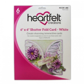 6"x6" Interlocking Fold Card White – stijlvolle poortkaart met sluiting