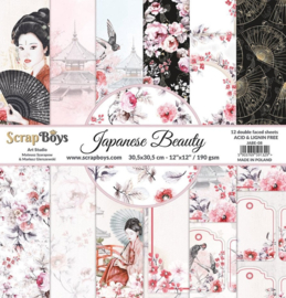 scrap boy's paper pad  Japanse beauty