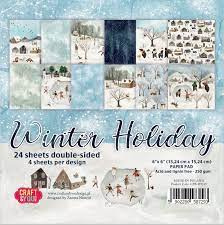 Craft & You  paper pad  winter holiday 6x6"