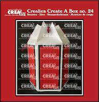 Crealies die cut hexagon box