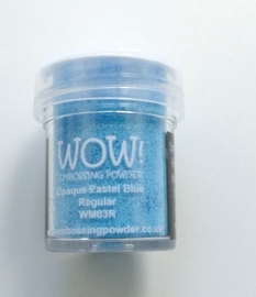 WOW embossing powder Opaque pastel blue WM03R