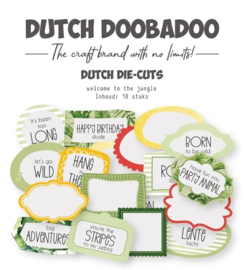 Dutch Doobadoo die cuts welkom to the jungle