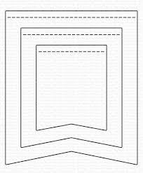 Die-Namics - Stitched Jumbo Fishtail Flags  MFT1930