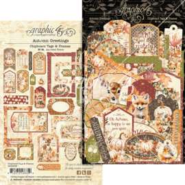 Autumn Greetings Chipboard Tags & Frames (4502903)
