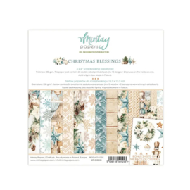 Mintay paper pad Christmas Blessings 6x6"-klassieke kerstsfeer op papier