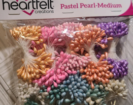 Heartfelt creations flower stamens pastel pearl medium