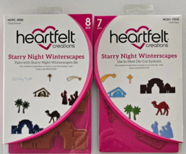 Heartfelt Creations Starry Night Winterscapes bundel kopen – stempel + snijmal met 10% korting